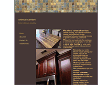 Tablet Screenshot of americancabinetrync.com